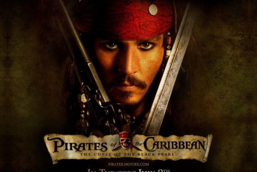 Aktor Johnny Depp, pemeran utama film Pirates of the Caribbean