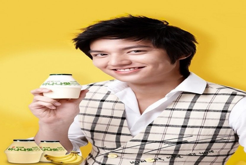 Aktor Lee Min Hoo dalam iklan susu Binggrae