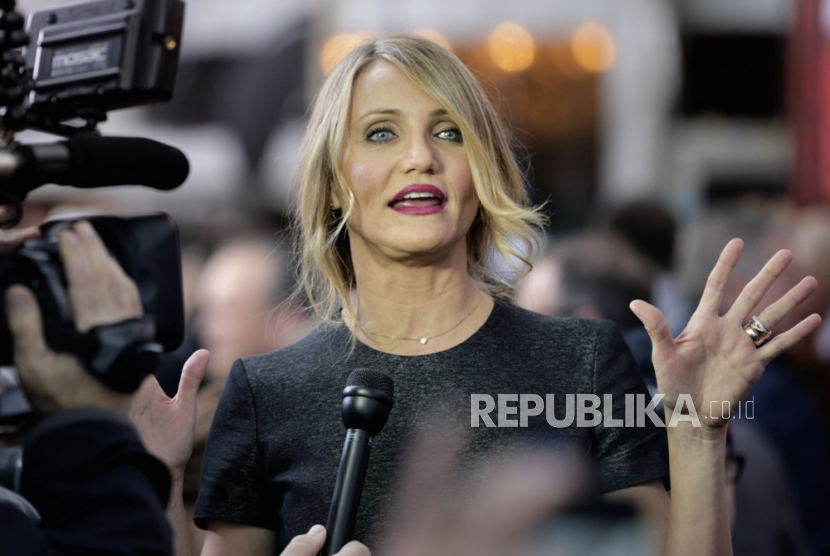 Aktris Cameron Diaz. Diaz akhirnya akan kembali ke layar lebar setelah hampir satu dekade vakum.