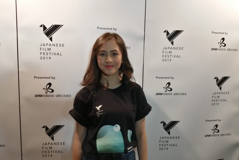 Aktris dan penyanyi Adhisty Zara menjadi duta Japanese Film Festival (JFF) 2019. 