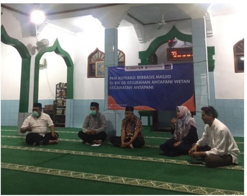 akultas Syariah Unisba melakukan pendampingan koperasi berbasis masjid di RW 08 Kelurahan Antapani Wetan Kecamatan Antapani Kota Bandung.