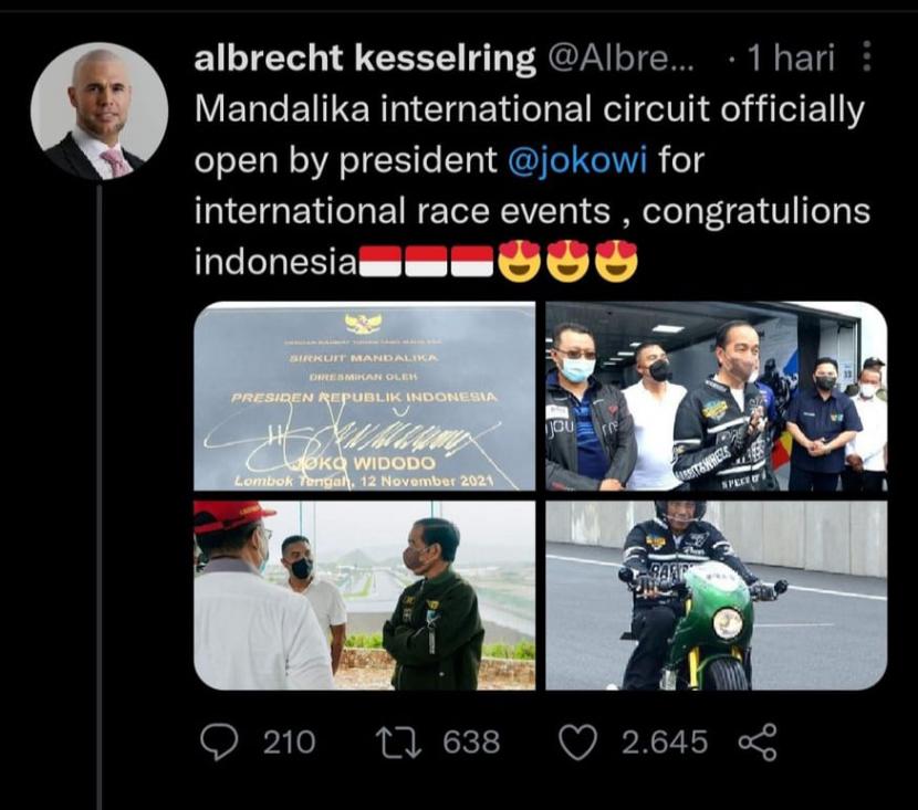 Akun Twitter @AlbrechtKesser1 memakai foto eks politikus sayap kanan Belanda yang dikenal anti-Islam, Joram van Klaveren. Joram yang kini sudah mualaf melapor ke Twitter adanya akun palsu memakai fotonya.