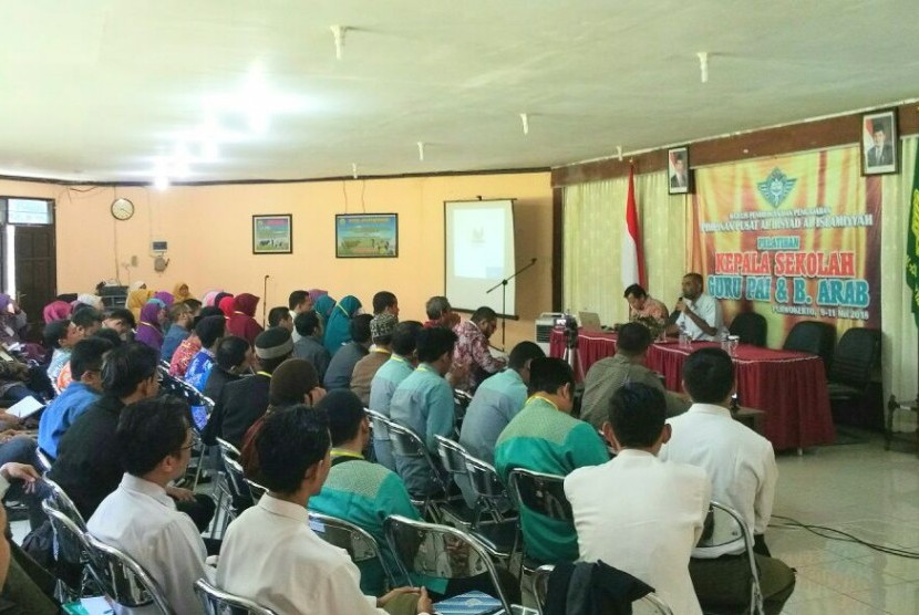 Al Iryad menggelar pelatihan Kepala Sekolah, Guru PAI dan Bahasa Arab, di Purwokerto, Jawa Tengah, 9-11 Mei 2018.