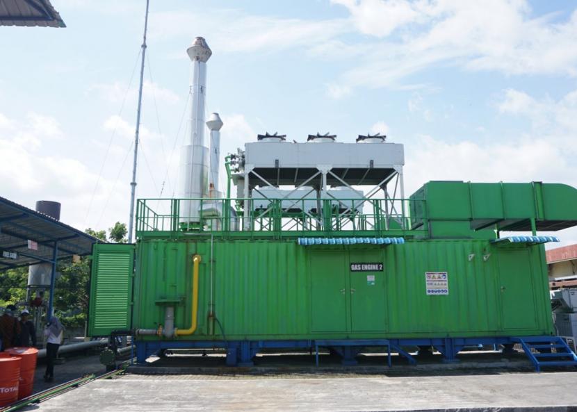 Alat Pengolah Sampah menjadi Energi Listrik (PSEL) di Tempat Pembuangan Akhir (TPA) Benowo, Kota Surabaya, Jawa Timur (Jatim).