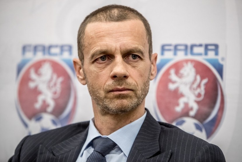 Presiden UEFA Aleksander Ceferin.