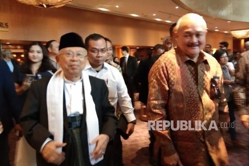 KH Ma’ruf Amin saat melakukan kunjungan ke Singapura.