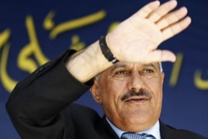 Mantan presiden Yaman Ali Abdullah Saleh.