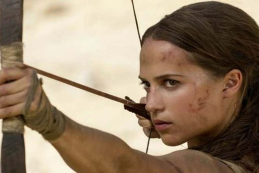 Alicia Vikander sebagai Lara Croft di film Tomb Raider