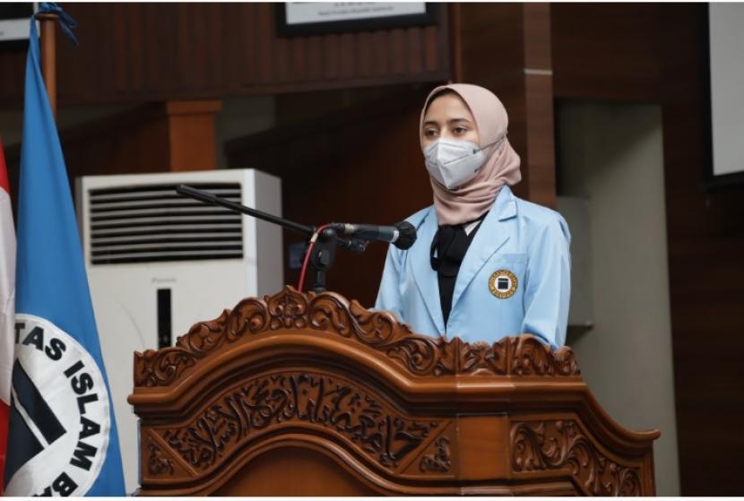 Aliya  Salsabila, mahasiswi dari Fakultas Kedokteran (FK) Unisba angkatan 2018.