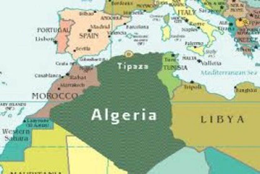 Aljazair. Ilustrasi. Aljazair berlakukan jam malam guna menekan penyebaran covid-19