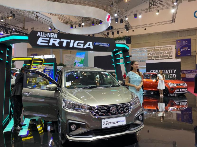 All New Ertiga Hybrid ditampilkan di ajang Gaikindo Indonesia International Auto Show (GIIAS) 2023, yang berlangsung sejak 10 Agustus di ICE BSD City hingga 20 Agustus. 