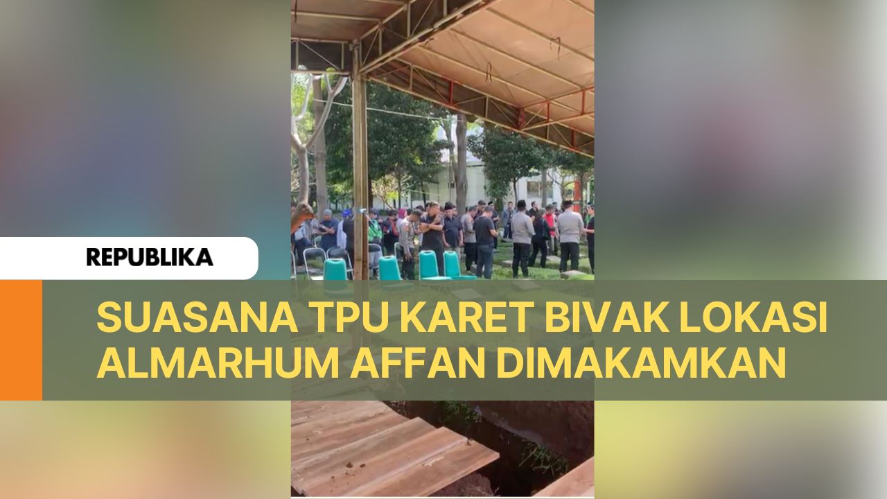 Almarhum Affan Dimakamkan di TPU Karet Bivak