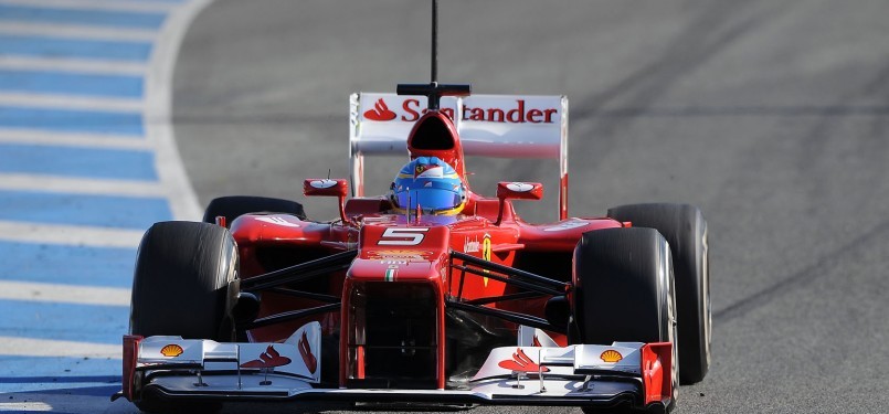 Alonso dengan Ferarri 2012 