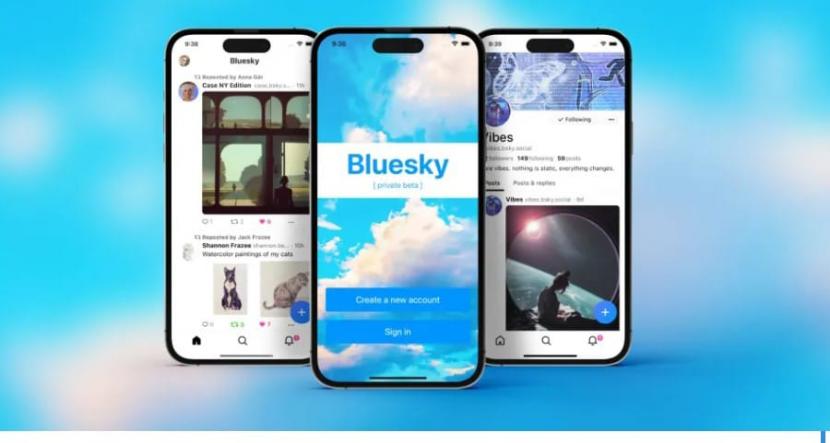 Bluesky pertama kali muncul sebagai jaringan sosial terdesentralisasi yang sebelumnya didanai oleh Twitter dan didukung oleh salah satu pendiri Twitter Jack Dorsey. 