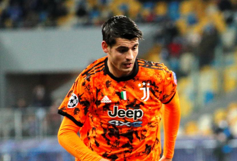 Striker Juventus, Alvaro Morata.
