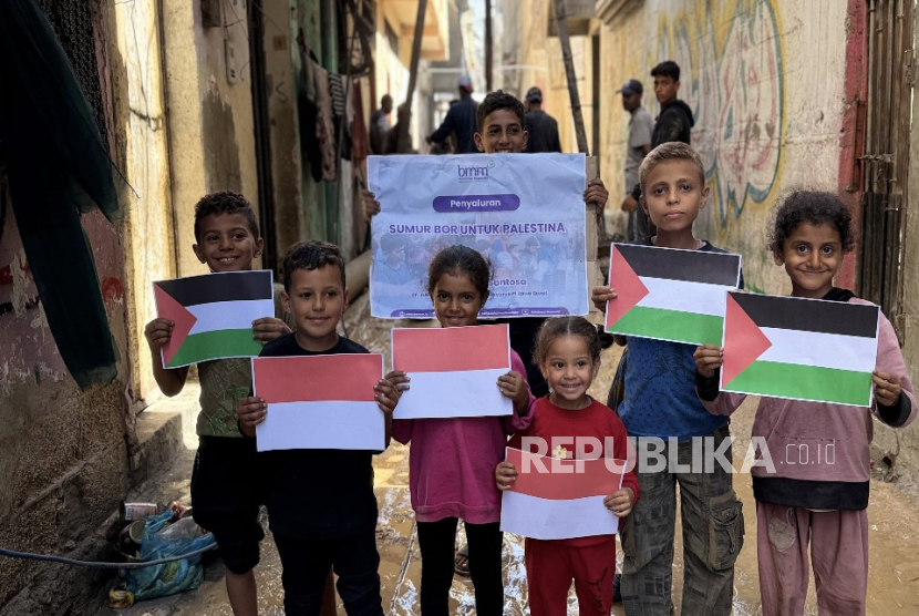 Di Masa Gencatan Senjata, AMAL dan BMM Percepat Pembangunan Sumur Wakaf Ketiga di Gaza Utara