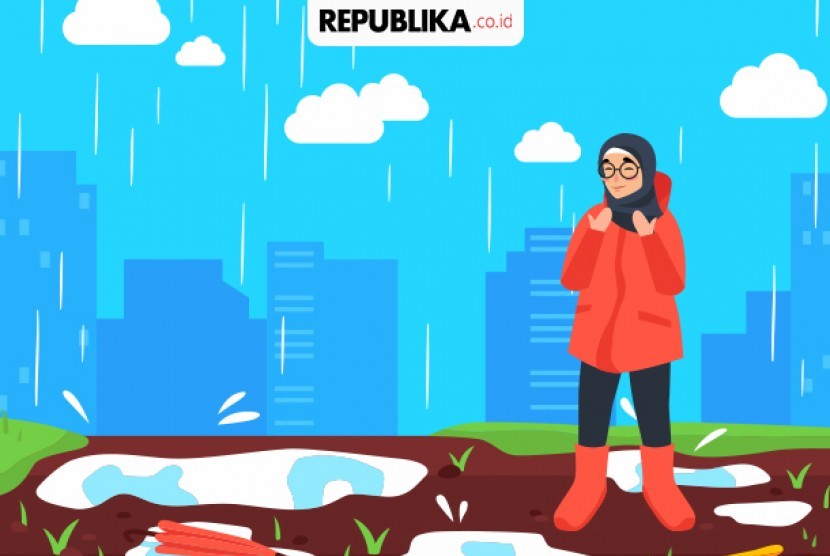 Badan Meteorologi, Klimatologi, dan Geofisika (BMKG) memprakirakan kota besar di Indonesia berpotensi diguyur hujan dengan intensitas sedang hingga lebat, Sabtu (1/10/2022). 