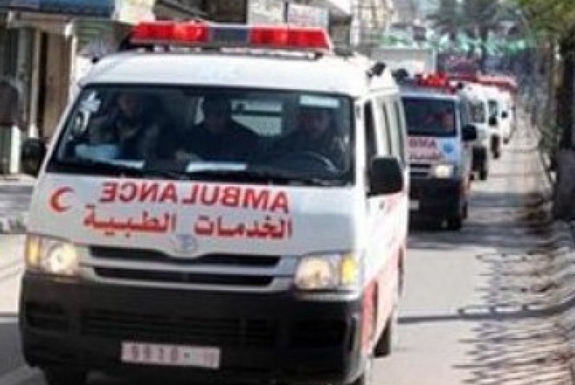Ambulan di Gaza