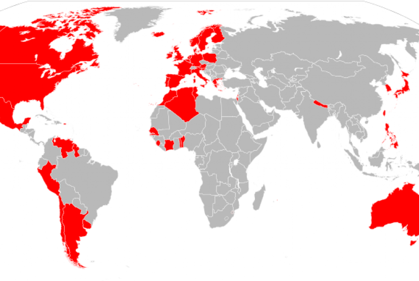 Amnesty International Section, 2007 (map)