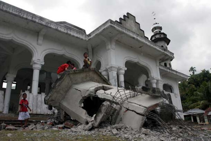 masjid yang rusak / Ilustrasi 