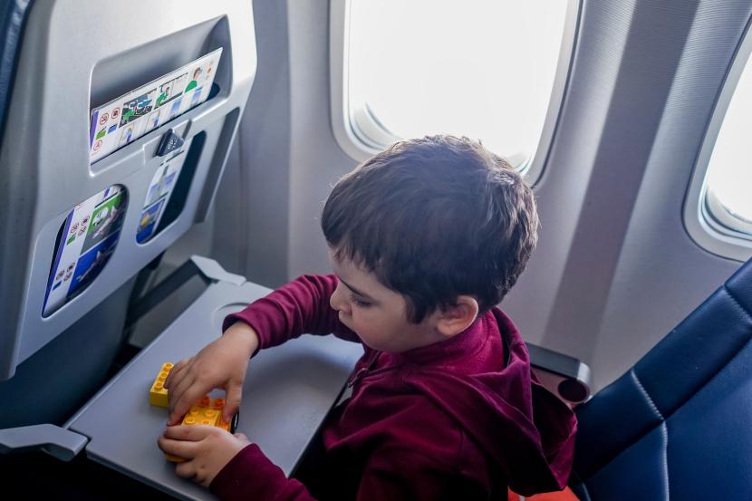 Anak-anak kemungkinan besar akan mengamuk dalam waktu 27 menit 48 detik setelah penerbangan, dan setiap tantrum berlangsung rata-rata 15 menit enam detik./ilustrasi