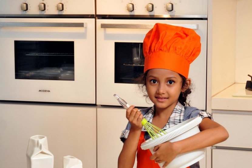Anak memasak/ilustrasi