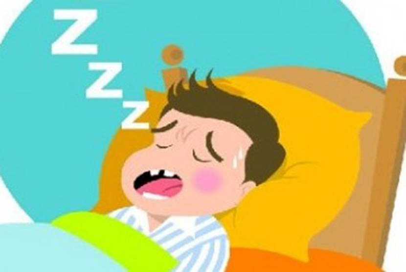 Henti napas akibat Obstructive Sleep Apnea (OSA) tak hanya bisa dialami oleh orang dewasa, tapi juga anak-anak. (Ilustrasi)