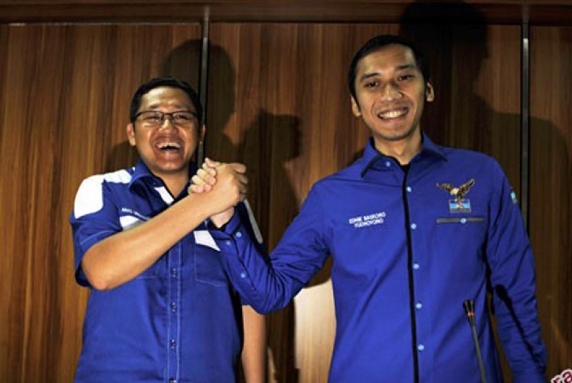 Anas Urbaningrum dan Edhie Baskoro Yudhoyono (Ibas)