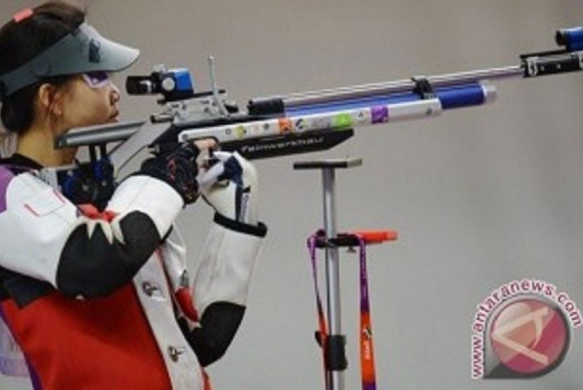Andalan China pada cabang menembak, Yu Siling, memenangi medali emas pertama Olimpiade London 2012.