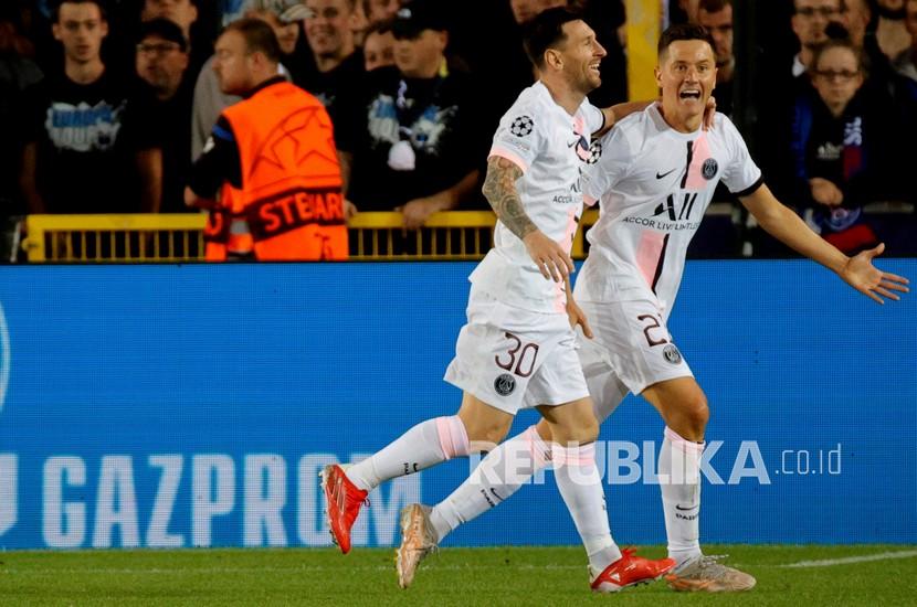  Ander Herrera dan Lionel Messi di PSG