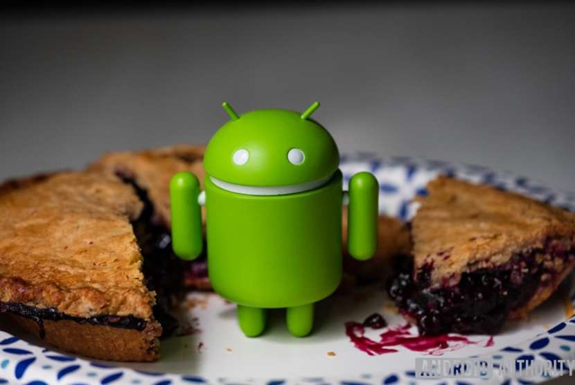 Android 9 Pie. Ilustrasi