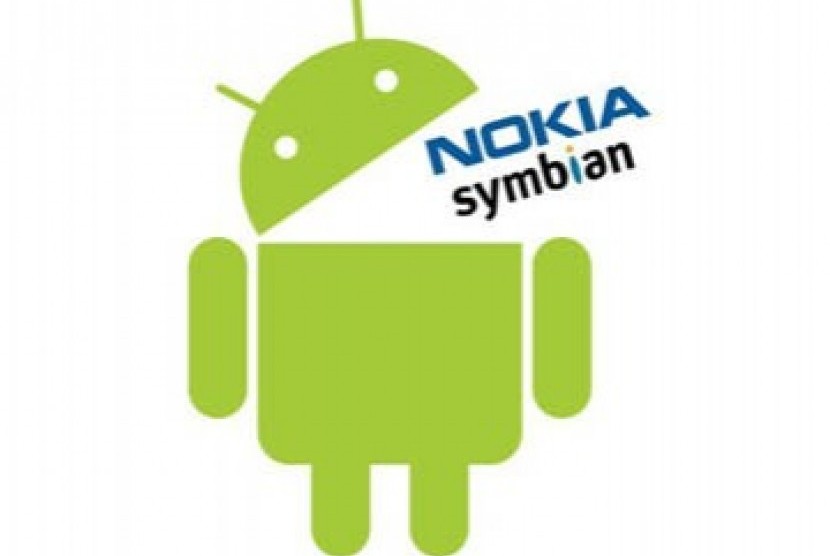 Android dan Nokia (Ilustrasi)