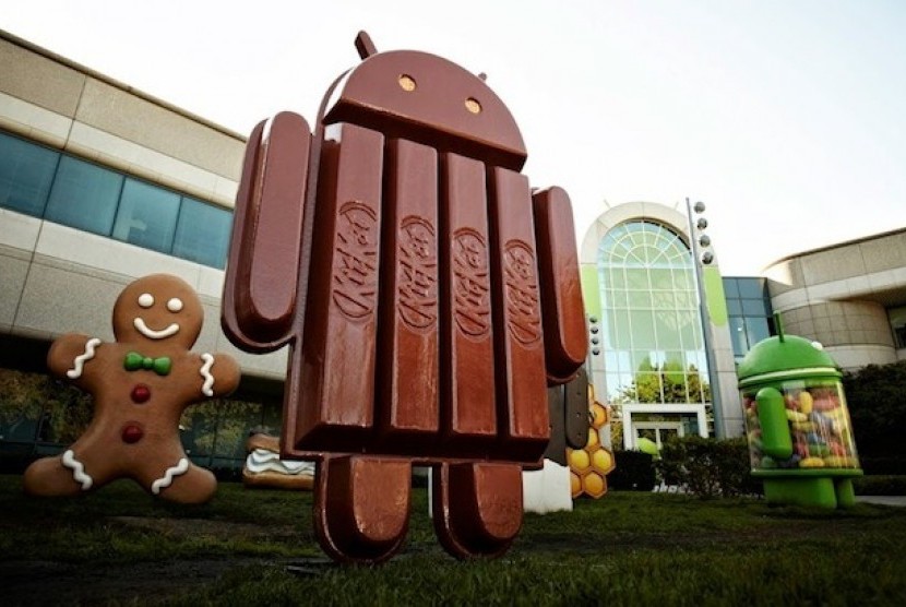  Google berencana menghentikan dukungannya untuk ponsel yang menjalankan perangkat lunak Android 4.4, yang lebih dikenal dengan Android KitKat./ilustrasi