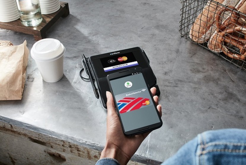 Android pay. Ilustrasi