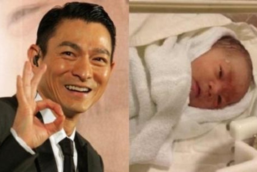 Andy Lau dan putrinya.