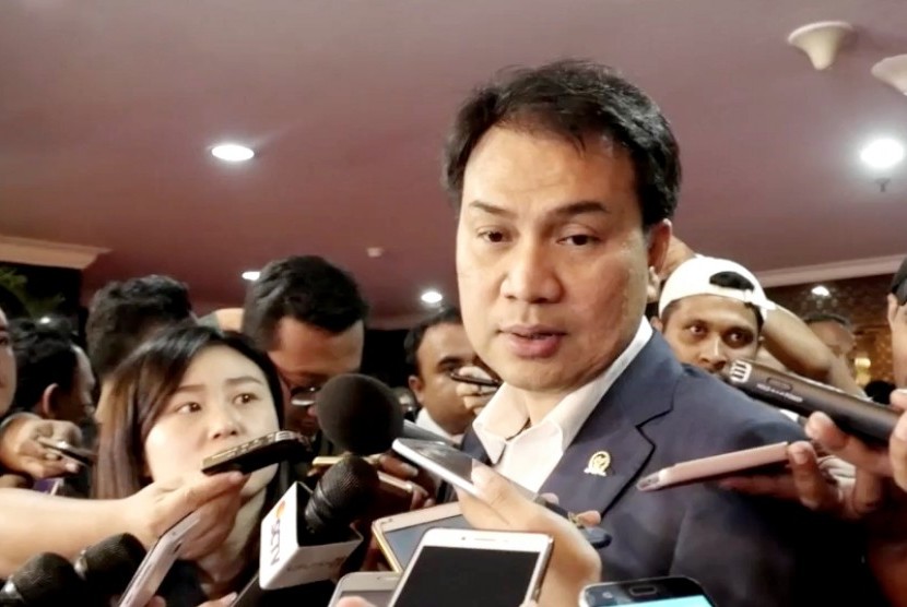 Anggota Dewan Perwakilan Rakyat Fraksi Partai Golkar Azis Syamsuddin