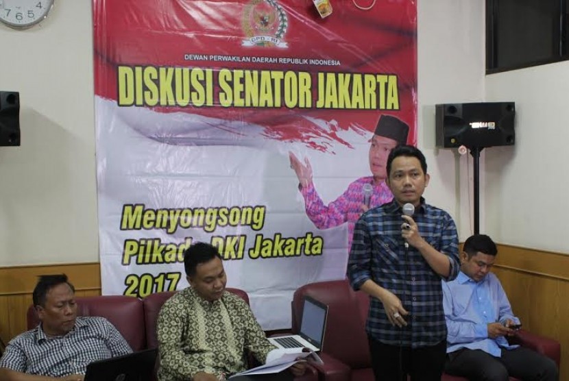 Anggota DPD Provinsi DKI Jakarta Abdul Azis Khafia 