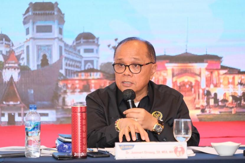 Wakil Ketua Komisi II DPR Junimart Girsang menanggapi usulan revisi Undang-Undang Nomor 6 Tahun 2014 tentang Desa. (ilustrasi).