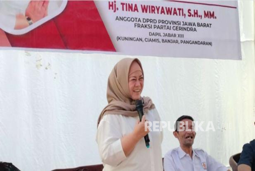 Anggota DPRD Jawa Barat dari Daerah Pemilihan (Dapil) 13, Tina Wiryawati.