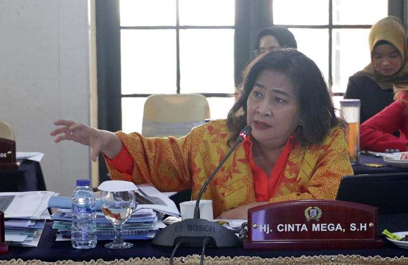 Mantan anggota Fraksi PDIP DPRD DKI Jakarta, Cinta Mega.