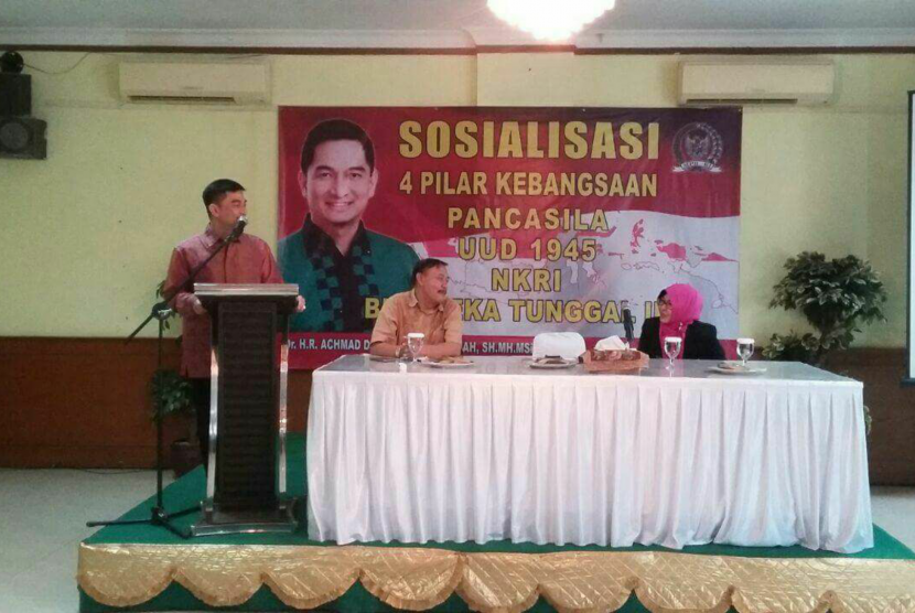 Anggota Komisi I DPR dari Fraksi PPP Achmad Dimyati  Natakusuma.