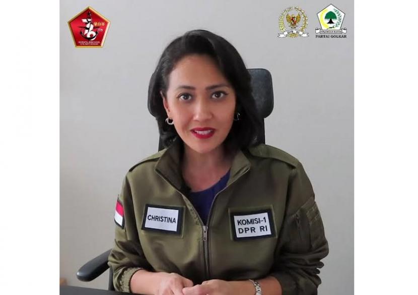 Anggota Komisi I DPR RI Christina Aryani mengapresiasi latihan militer gabungan Super Garuda Shield yang digagas TNI.