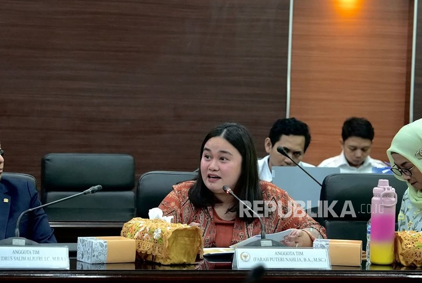 Anggota Komisi I DPR RI dari Fraksi PAN, Farah Puteri Nahlia. (foto ilustrasi)