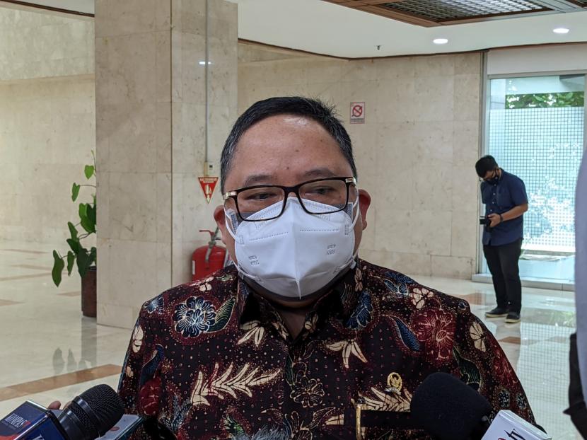 Anggota Komisi I DPR sekaligus Ketua DPP Partai Persatuan Pembangunan (PPP) Saifullah Tamliha di Gedung Nusantara II, Kompleks Parlemen, Jakarta.