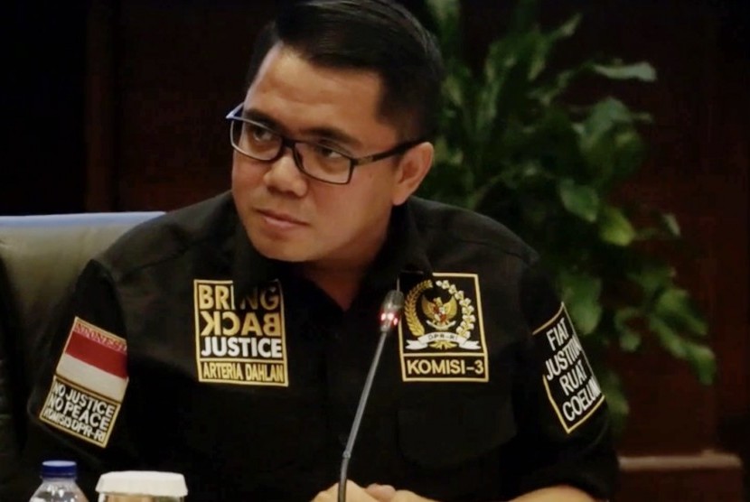 Anggota Komisi III Dewan Perwakilan Rakyat (DPR) Arteria Dahlan 