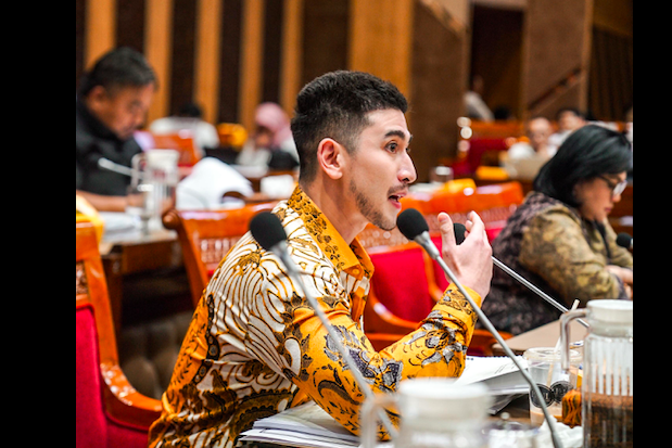 Anggota Komisi X DPR RI dari Fraksi PAN, Verrell Bramasta. (foto ilustrasi)
