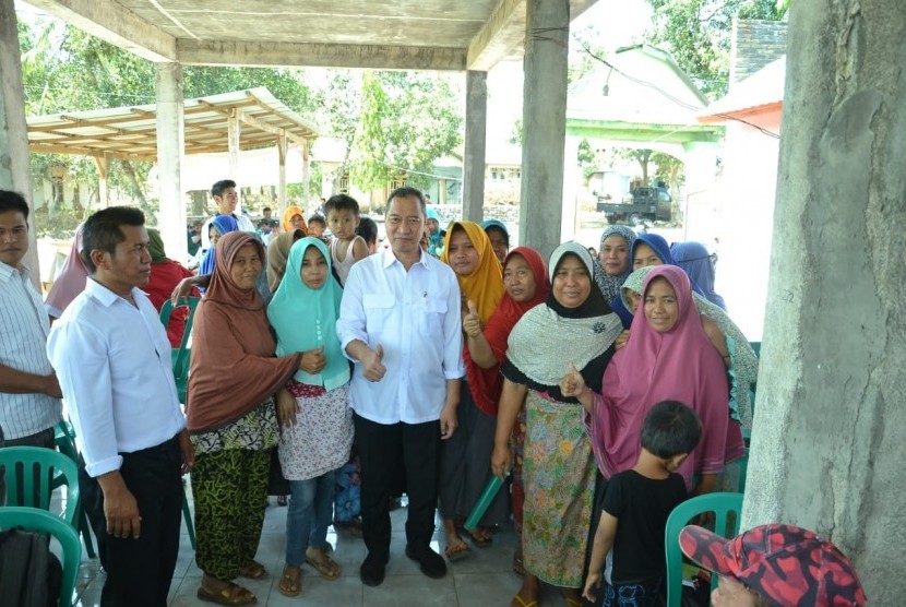Anggota MPR Muhammad Syafrudin melakukan Sosialisasi Empat Pilar di NTB.
