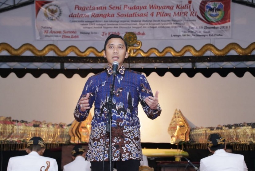 Anggota MPR RI Fraksi Demokrat Edhie Baskoro Yudhoyono (Ibas). 
