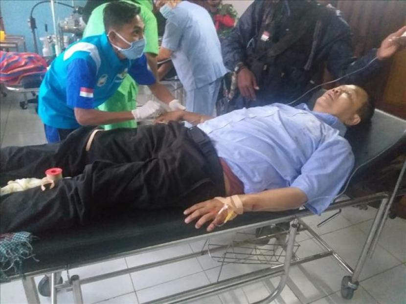 Anggota TGPF Bambang Purwoko mengalami luka tembak usai diserang kelompok bersenjata di Distrik Hitadipa, Intan Jaya, Papua pada Jumat. (Dok. Kogabwilhan III 