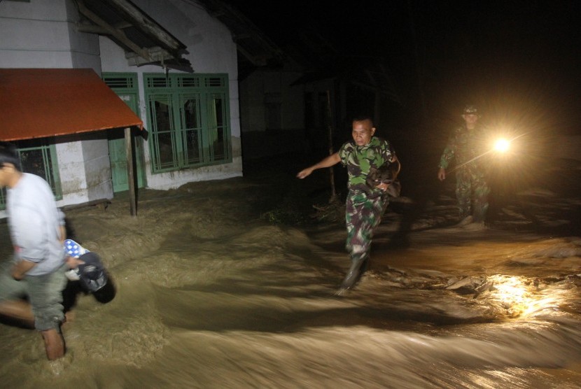 Banjir bandang. Ilustrasi